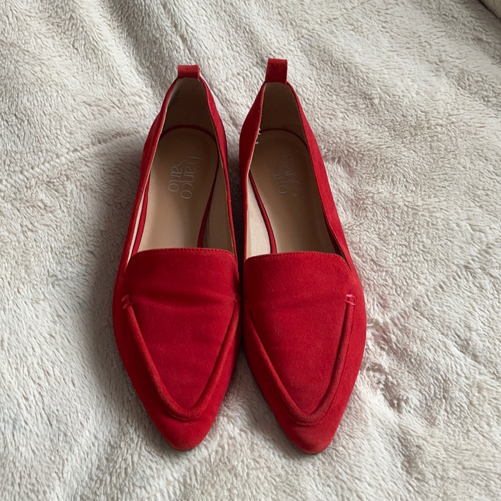 Franco Sarto Suede Loafers